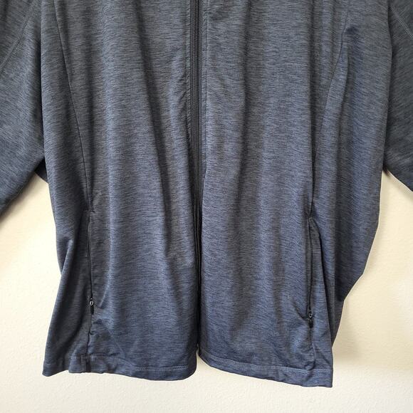 Amazon Essentials Womens Gray Long Sleeve Activewear Full‎ Zip Sweatshirts Sz 6X - Picture 4 of 8